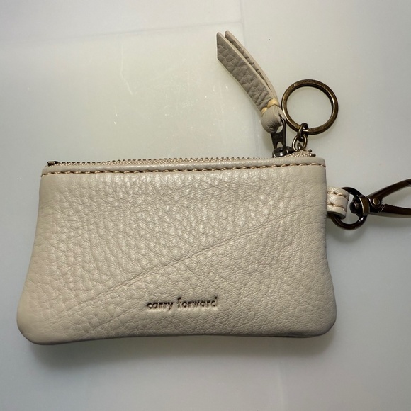 SAPAHN MILDRED CARD CASE WITH KEY RING IN SMOKE - Picture 2 of 3